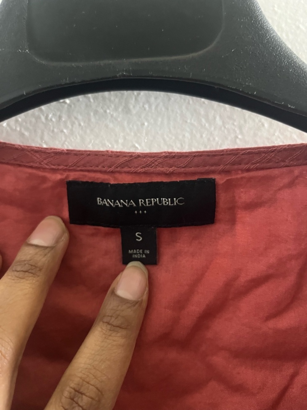 Banana Republic Brick Red Peasant Tunic dress - Picture 3 of 5